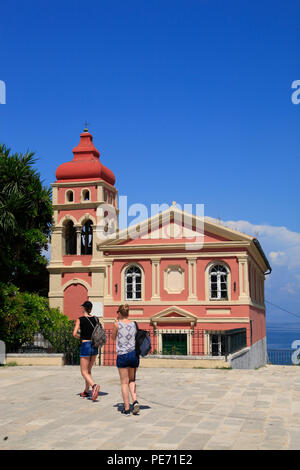 Panagia Mandrakini church, Kerkyria town, Corfu, Greece, Europe Stock Photo