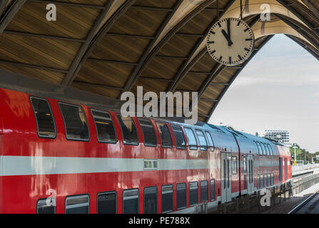 Tel Aviv, Israrl- February 25, 2016 : Tel Aviv University Railway Station. one of the main central train stations of Tel Aviv. Stock Photo