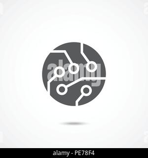 Technology vector icon Stock Vector