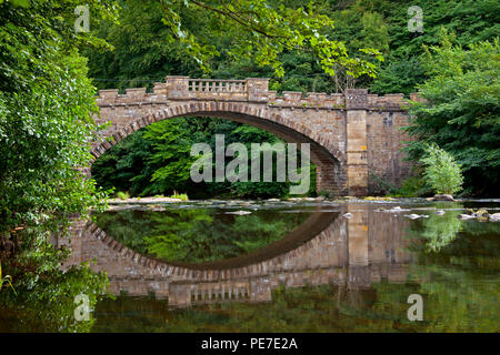 Nasmyth Bridge, River Almond, Almondell, East Calder, West Lothian, Scotland UK Stock Photo