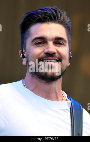 Juanes Performs at Chicago's Taste of Chicago in Grant Park, Chicago, IL, USA on July 12, 2018  Featuring: Juanes Where: Chicago, Illinois, United States When: 12 Jul 2018 Credit: Adam Bielawski/WENN.com Stock Photo