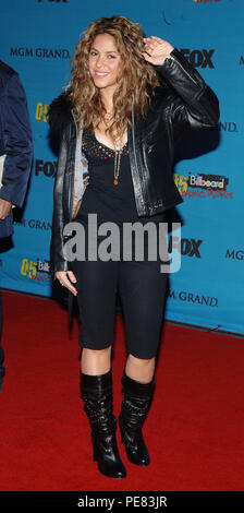 Shakira backstage at the Billboard Muisc Awards at the MGM Grand in Las ...