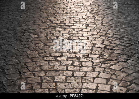 old cobble stone surface background texture Stock Photo