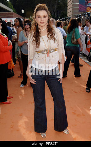 Amber Tamblyn arriving at the 18th Nickelodeon Awards Annual Kids Choice at the Pauley Pavillon at UCLA in Los Angeles. April 2, 2005.TamblynAmber199 Red Carpet Event, Vertical, USA, Film Industry, Celebrities,  Photography, Bestof, Arts Culture and Entertainment, Topix Celebrities fashion /  Vertical, Best of, Event in Hollywood Life - California,  Red Carpet and backstage, USA, Film Industry, Celebrities,  movie celebrities, TV celebrities, Music celebrities, Photography, Bestof, Arts Culture and Entertainment,  Topix, vertical, one person,, from the year , 2005, inquiry tsuni@Gamma-USA.com  Stock Photo