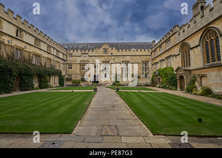 jesus college oxford Stock Photo