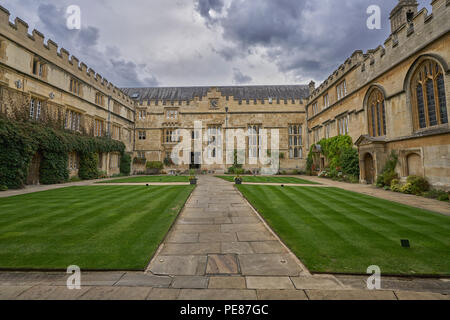 jesus college oxford Stock Photo