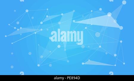 Network color technology communication background. Communication social mesh. Network polygonal background. Vector illustration Stock Vector