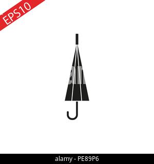 umbrella, not opened, closed icon vector templateeps 10 Stock Vector