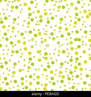 Abstract hand drawn polka dots pattern background,Big and small dots. Vector seamless pattern. Modern stylish texture.eps 10. Stock Vector