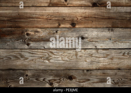 Old dark stained wood background Stock Photo