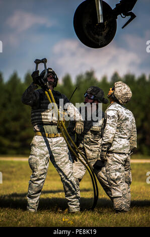 Personnel from the 321st Contingency Response Squadron coordinated ...