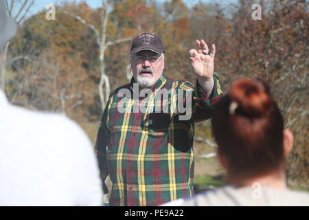Members of the 114th Signal Battalion participate in a staff ride at ...