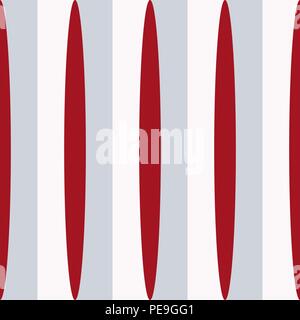 Vertical red and white stripes print vector Stock Vector