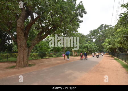 Sriniketan - Santiniketan road of the Visva-Bharati university