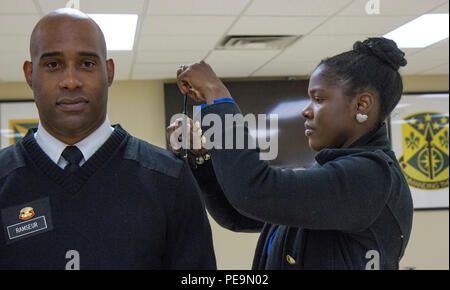 Maj. Micah Ramseur, a logistics officer with the 200th Military Police ...