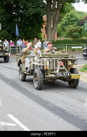 Old vintage Military Vehicles Rally at Cliffords Tower York North ...