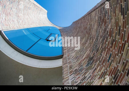 Fjordenhus architecture in Vejle, Denmark made by Olafur Eliasson for Kirk Kapital Stock Photo