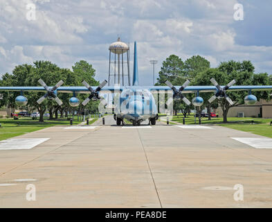Air Park at Moody AFB was dedicated to President George W. Bush who was a pilot in training at Moody 1968-69. Stock Photo