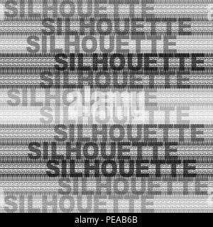White background with gray and black tire track silhouettes and sample text Stock Vector