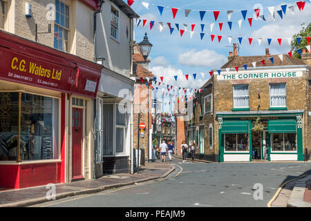 King Street,Town Centre,Sandwich,Kent,England,UK Stock Photo