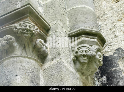 Abbaye Sainte-Marie de Villelongue, Saint-Martin-le-Vieil, Southern France Stock Photo