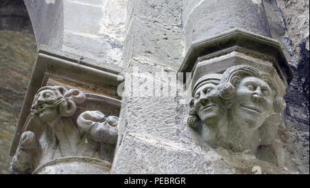 Abbaye Sainte-Marie de Villelongue, Saint-Martin-le-Vieil, Southern France Stock Photo