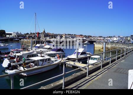 St Sampsons Harbour, Guernsey Stock Photo