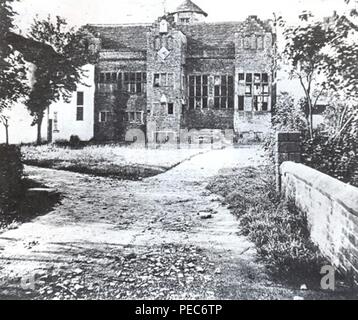 Arden Hall Bredbury 1855. Stock Photo