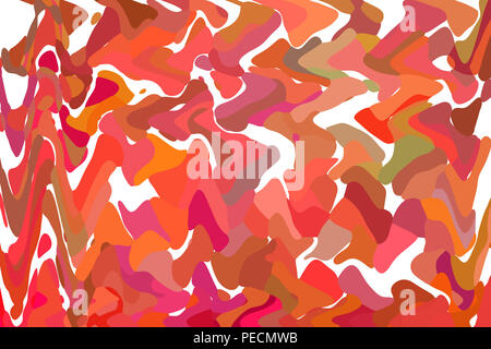 Abstract futuristic pastel soft colorful smooth blurred textured geometric background off focus toned in pink color Stock Photo