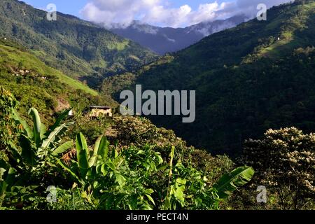 LA ZUNGA - Ecuador border -San Ignacio- Department  of Cajamarca .PERU                  Stock Photo