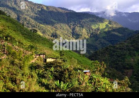 LA ZUNGA - Ecuador border -San Ignacio- Department  of Cajamarca .PERU                  Stock Photo