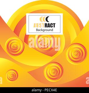 Abstract Curvy Background Stock Vector