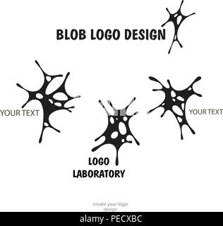 Human brain - vector logo template concept illustration. Geometric mind structure sign. Creative idea symbol. Design element. Stock Vector