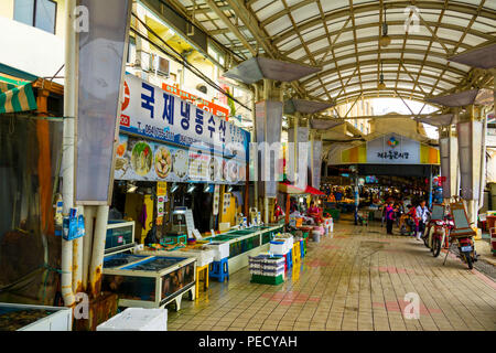 Dongmun Market Jeju Island South Korea Strait Asia Stock Photo