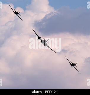 The Bristol Blenheim is a British light bomber aircraft designed and built by the Bristol Aeroplane Company. Used extensively in early war years. Stock Photo