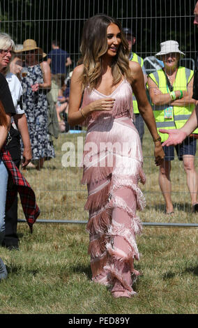 Cornbury Festival 2018 - Day 2 Featuring: Megan McKenna and boyfriend