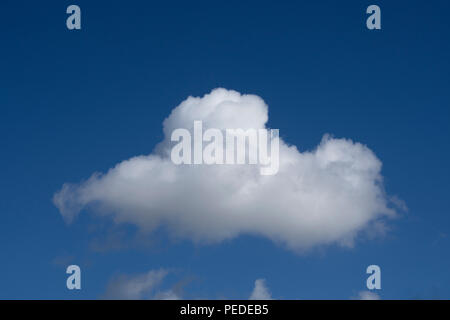 Single Cloud resembling a submaring Stock Photo