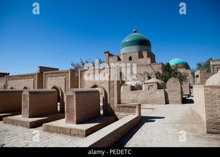 Ancient burials in the old city. Khiva. Uzbekistan Stock Photo