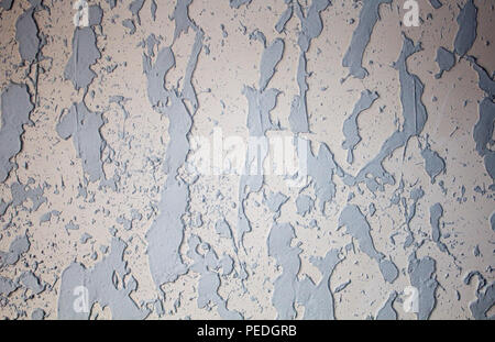 Plaster walls; decorative plaster; cement pattern; structural plaster on wall Stock Photo