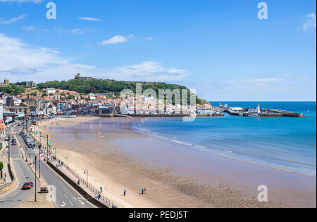 Foreshore road scarborough beach south bay beach scarborough uk yorkshire north yorkshire scarborough england uk gb europe Stock Photo