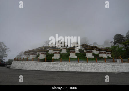 Photo taken in Bhutan and showing unique culture and reiligion. Stock Photo