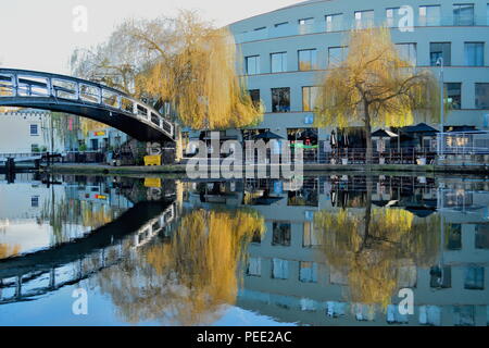 Bridge over Regent's Canal in Camden Town, North London Stock Photo
