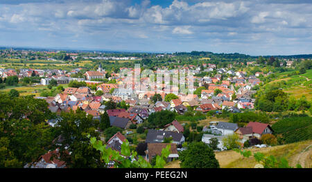 Beautiful region of the Kinzigtal in the Black Forest at Ortenberg Stock Photo