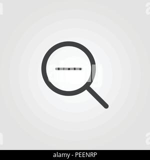 Zoom Out creative icon. Simple element illustration. Zoom Out concept symbol design from ui collection. Can be used for web, mobile and print. web des Stock Vector