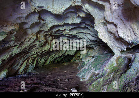 Dripstone cave, cave of Pellumbas, Pëllumbas, Qark Tirana, Albania Stock Photo