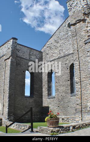 St Raphael's Ruins - Williamstown, Ontario Stock Photo