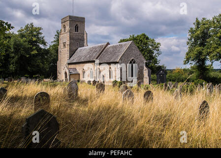 The Village of Barnham, Suffolk,England Stock Photo