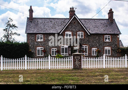 The Village of Barnham, Suffolk,England Stock Photo