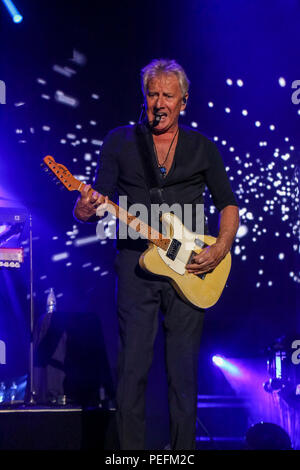 Graham Russell of Air Supply performs at the FEQ Stock Photo