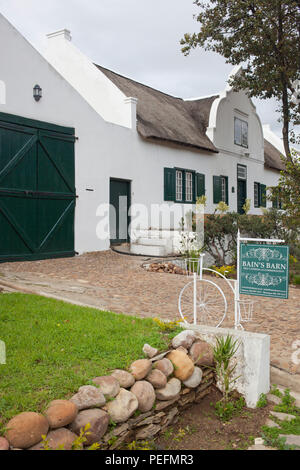 Cape Dutch style cottage in Tulbagh, South Africa Stock Photo